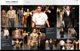 2013-杜嘉办纳Dolce＆Gabbana春夏男装时装秀系列官方网站！