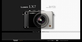 panasonic松下LUMIX LX7数码相机展示-黑白平均分割设计！