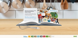 IKEA宜家家居食谱！超级棒的HTML5翻书特效设计