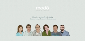 Modo的是一个创意设计动态公司，使人精力集中的Web设计体验。
