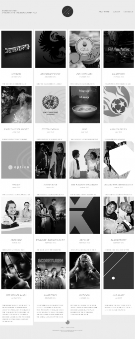丹麦Piatek是屡获殊荣的网页互动创意机构！目前在丹麦从事媒体互动设计和新闻设计，自由职业者。