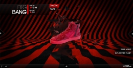 PLUS鞋履!时尚动感的360度展示帆布鞋flash特效。