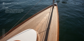Ringle 39时尚动力游艇酷站！整个游艇长12米，采用缅甸柚木和不锈钢配件手工打造。在设计上完美地融合了怀旧帆船和最新的设计标准。网站里面的摄影照片都是很大气的。
