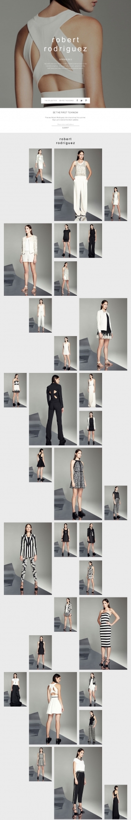 Robert Rodriguez(罗伯特・罗德里格兹)-2013年春季女装时尚发布秀酷站！华丽的元素结合当前现代的形状和纹理唤起了前卫精致的时装。