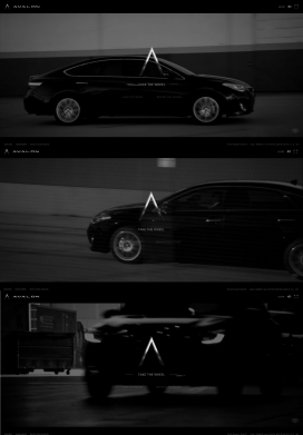 2013丰田Avalon炫酷轿车官方网站。首页的汽车竞赛视频比较酷-共同乘车来观看故事的结局。
