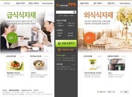 韩国餐饮美食原料产品网站。