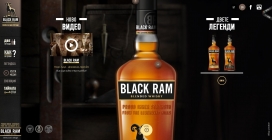 Black Ram黑色拉姆啤酒酷站-很大气的HTML5酒酷站。