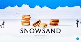 日本SNOW SAND Winter限量生巧克力三明治饼干！