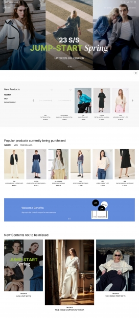 韩国Thehandsome时尚服装网站！