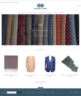 Howard Yount服装布料酷站！成立于2008年，目标是提供高品质的时装面料产品。
