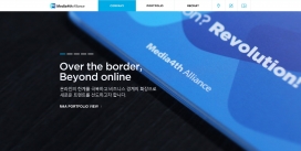 媒体结盟！韩国M4A网页设计机构酷站。