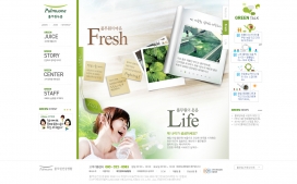 韩国果蔬饮料牛奶网站