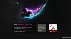 英国伦敦创意数字网页设计网站。炫光