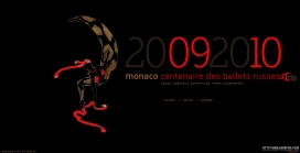 摩纳哥百年的俄罗斯芭蕾舞 - 2009-2010舞蹈，音乐会，展览，歌剧，活动