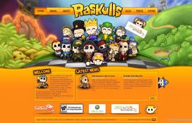 美国RASKULLS网游世界。你已经进入了Raskulls世界，一个令人兴奋的新的行动platformer未来的Xbox Live Arcade的2010年初的第一步！你会发现游戏和人格的信息，屏幕截