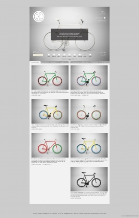 国外Bike by Me自行车DIY整套展示，设计您自己的自行车