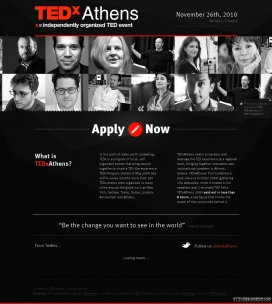 欧美TEDxAthens寻求发展，并充分利用在区域一级的泰德的经验，汇集创新者和在雅典，希腊鼓舞人心的发言。 TEDxAthens的第一个会议于2009年10月举行，收集150个参加者，并接待了4个扬声器和2个生活记录泰德会谈。 TEDxAthens 2009售罄在不到8小时，一个关键的数字，显示了社会背后的力量。