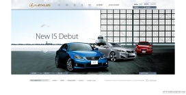 LEXUS雷克萨斯（凌志）高级豪华轿车韩国网站