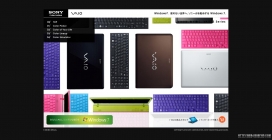 日本索尼SONY（VAIO）系列漂亮女性笔记本电脑产品展示网站