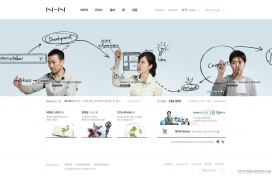 韩国NHN网络游戏开发企业展示网站