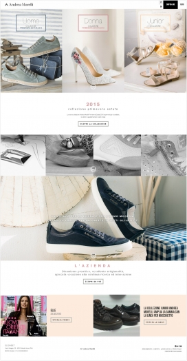 意大利Andrea Morelli鞋酷站。融合了传统工艺和创新技术的产品。