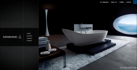 欧美satariano家居卫浴产品展示网站，浴缸、洗脸池、地砖