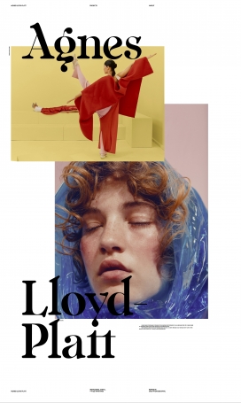 英国Agnes Lloyd-Platt-时尚美容摄影师兼制片人！她的作品的特点是积极性，色彩，性格和图形敏感性。