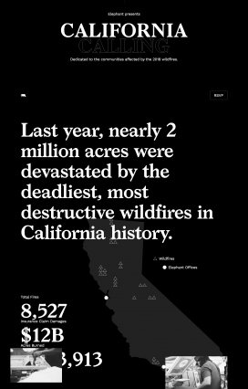 California Calling-旧金山设计周的大象倡议，目的是为2018加利福尼亚大火的受害者筹集资金。