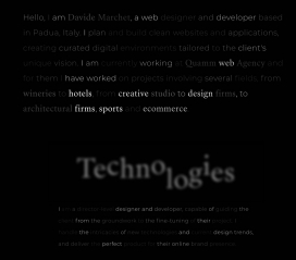 Davide Marchet网页设计师兼开发人员!
