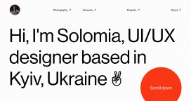 Solomia Kravets-用户界面用户体验设计师!