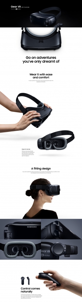 韩国三星Gear VR眼镜科技产品！