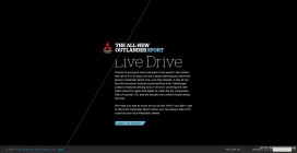 Mitsubishi Live Drive三菱现场车道网站。欢迎您到三菱Live Drive的！你有机会驾驶真正的欧蓝德运动