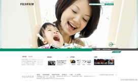 富士韩国家庭数码相机产品展示网站