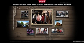 Levis Webzine牛仔裤服饰网站