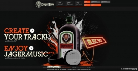 奥利拉Jager酒品牌音乐活动网站