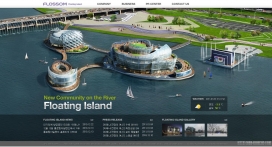 韩国浮岛(FloatingIsland)盘浦大桥南一座人工岛网站
