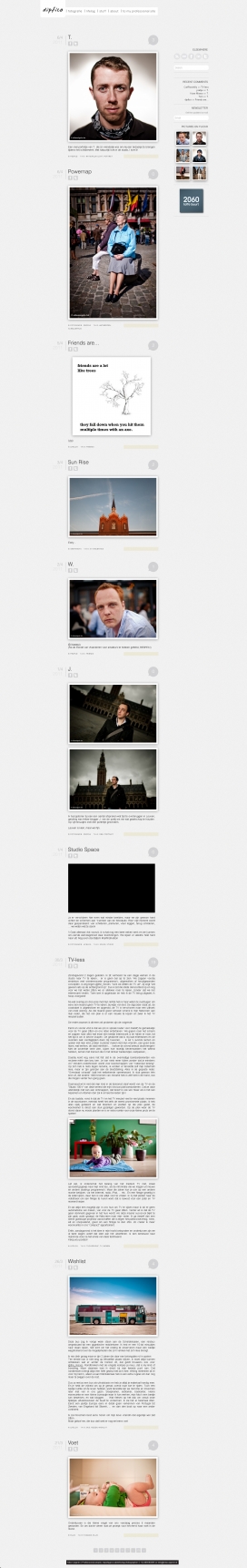 比利时尼康摄影图片，网页设计