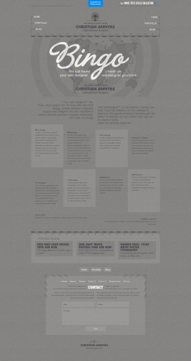 欧美Christian Annyas基督教网页设计，平面设计。国际设计师