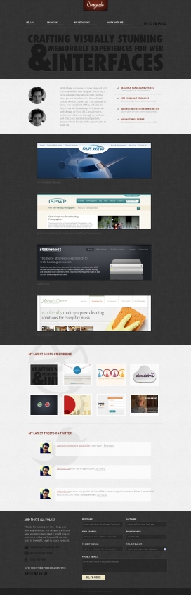 Coreymade-制作精美的网页设计和用户界面。漂亮的背景花纹图