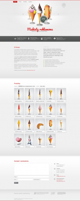 波兰Makiety reklamowe冰淇淋店设备，咖啡设备，模拟式冰淇淋，冰模型，冰淇淋空间模型
