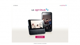 韩国LG Optimus Q2时尚智能手机。