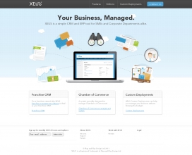 美国XEUS-ERP客户关系管理系统软件网站。简单的客户关系管理（CRM）