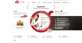 韩国chefone食品美食网站。
