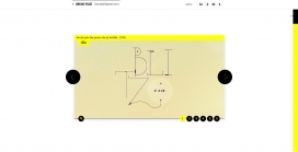 Bruno Fujii平面设计师个人网站！网页设计