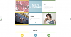 法国Viens-là网页设计三人行工作室。