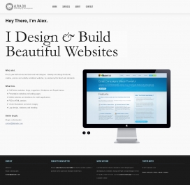 Alpha Div网页设计及开发 - 亚历山Cohaniuc的网页设计工作室