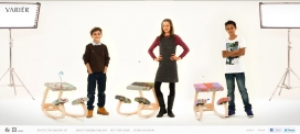 Variér脑设计！Varir家具邀请三个孩子设计一个新的可变Balans椅限量珍藏版，使用他们的大脑活动。