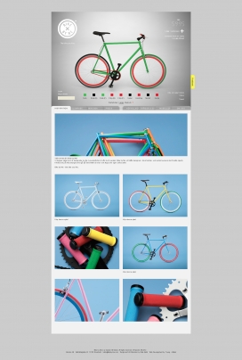 自行车展示网站。