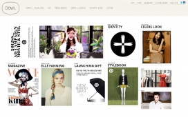 韩国DEWL时尚女性服装品牌网站。