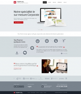 瑞士Too Pixel为您服务，网站的发展和电子商务的机构网站！